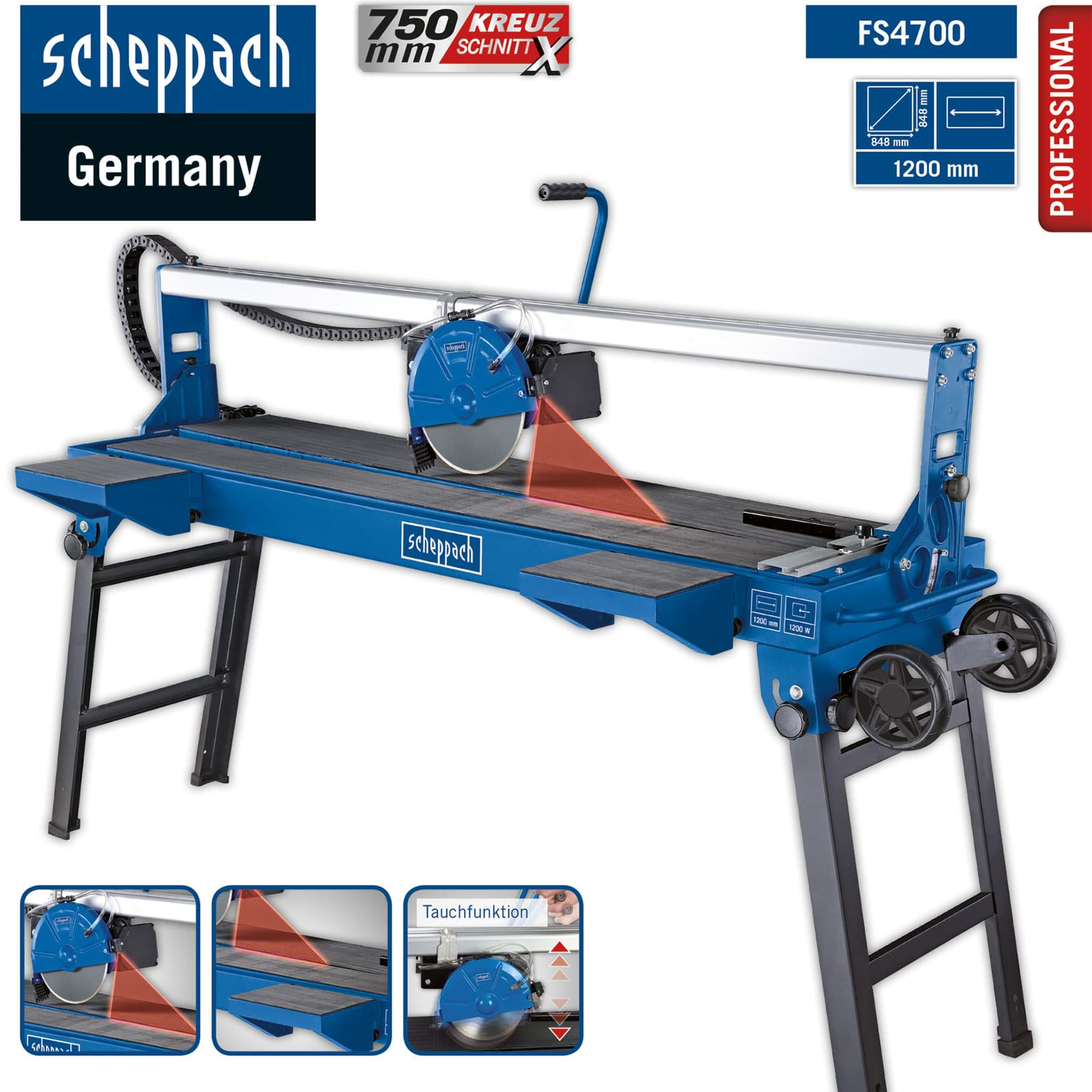 Stein- und Fliesenschneider FS4700 scheppach (DIY)